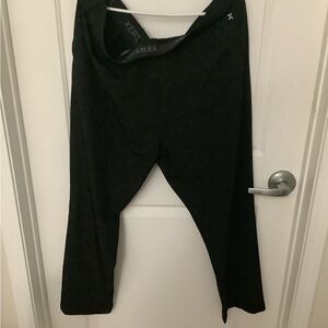 Men's Xersion Black Golf Or Casual Woven Open Bottom Pants Size 44(W) X 30(L)